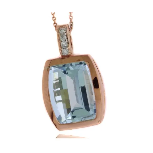 Aquamarine Pendant Wesche Jewelers Melbourne, FL