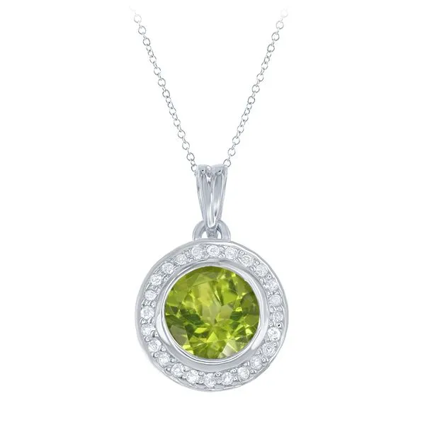 Peridot Pendant Wesche Jewelers Melbourne, FL