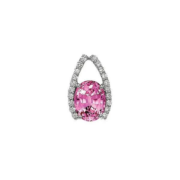 Pink Sapphire Pendant Wesche Jewelers Melbourne, FL