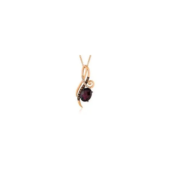 Raspberry Rhodolite Garnet Pendant Wesche Jewelers Melbourne, FL