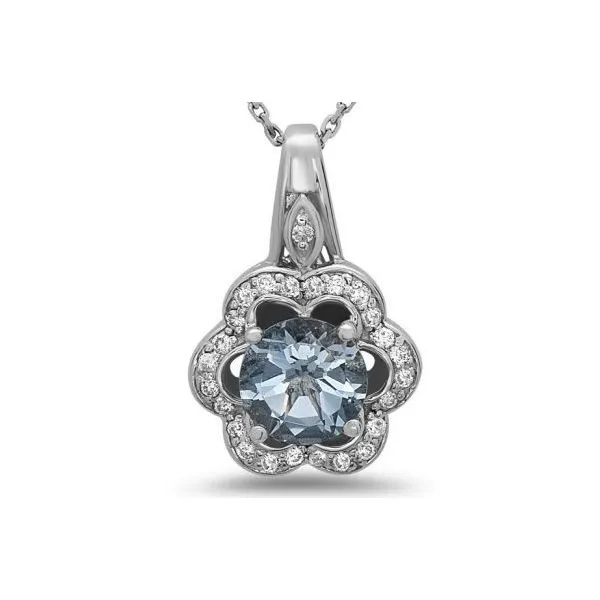 Aquamarine Pendant Wesche Jewelers Melbourne, FL