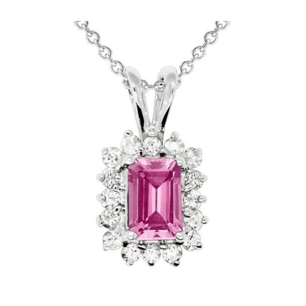 Pink Sapphire Pendant Wesche Jewelers Melbourne, FL