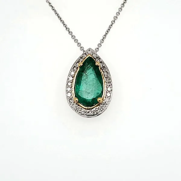 Emerald Pendant Wesche Jewelers Melbourne, FL