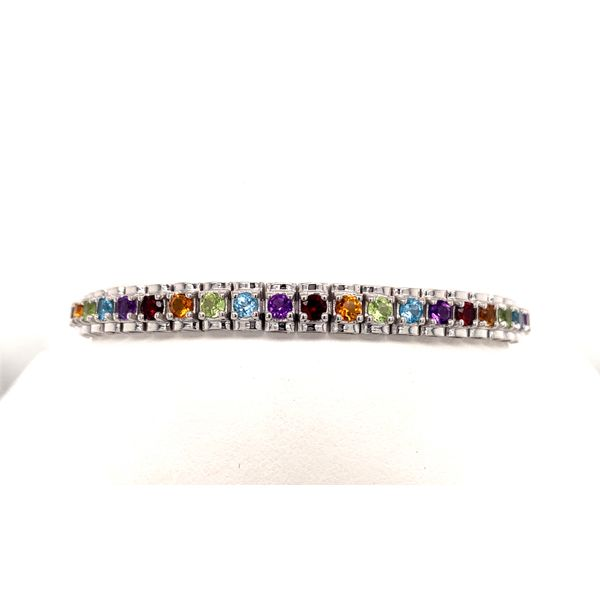 Multi-Gemstone Bracelet by Benjamin Cohen Image 2 Wesche Jewelers Melbourne, FL