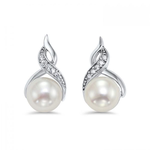 Freshwater Pearl Earrings Wesche Jewelers Melbourne, FL