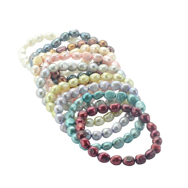 Freshwater Pearl Stretch Bracelets by Imperial Pearl Wesche Jewelers Melbourne, FL