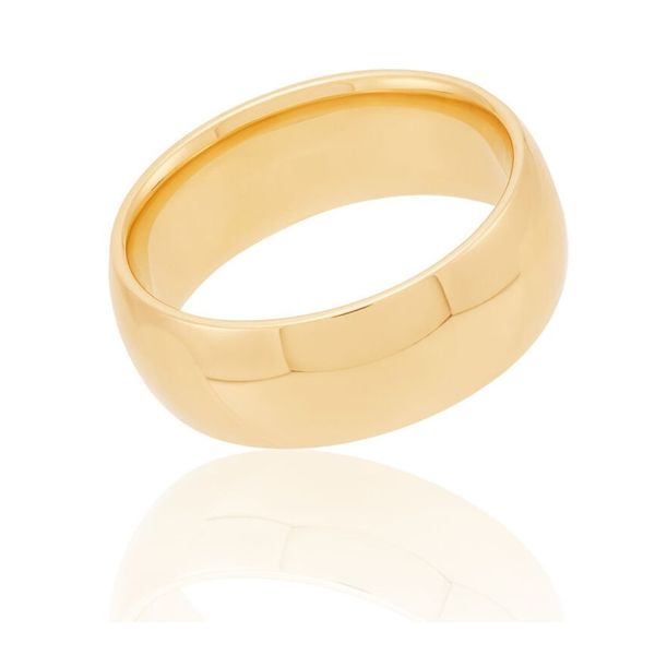 Men's Gold Wedding Band Wesche Jewelers Melbourne, FL