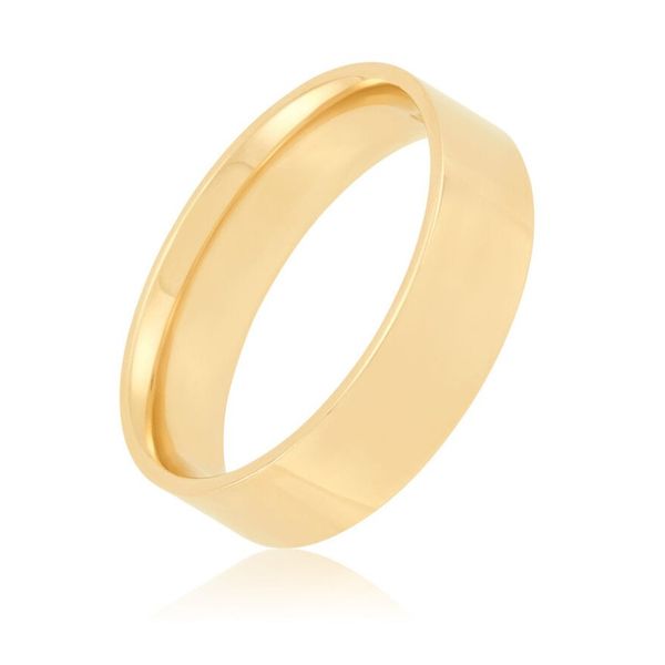 Men's Gold Wedding Band Wesche Jewelers Melbourne, FL
