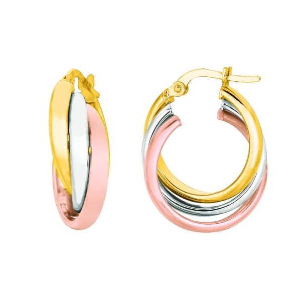 Triple Hoop Earrings by Royal Chain Wesche Jewelers Melbourne, FL