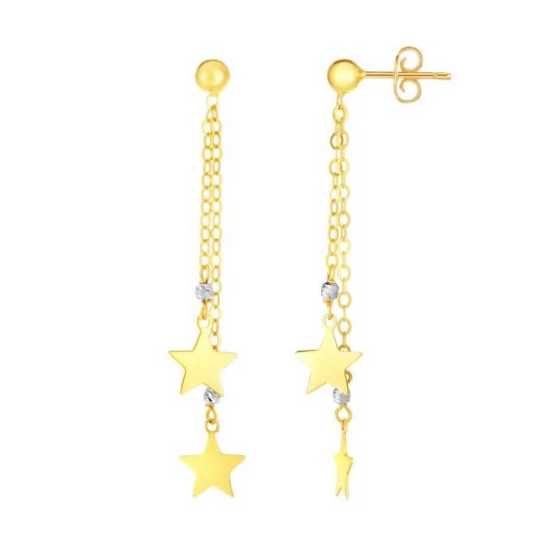 Star Drop Earrings Wesche Jewelers Melbourne, FL