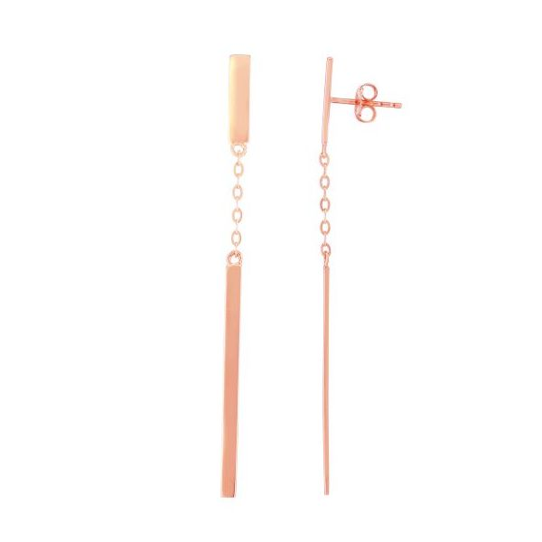 Vertical Bar Drop Earrings by Royal Chain Wesche Jewelers Melbourne, FL
