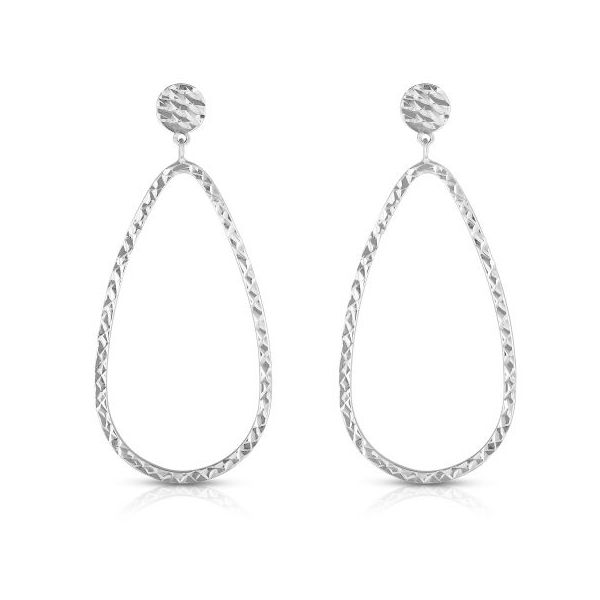 Textured Oval Drop Earrings by Royal Chain Wesche Jewelers Melbourne, FL