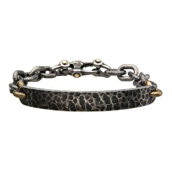 Distressed Mariner Chain ID Bracelet by INOX Wesche Jewelers Melbourne, FL