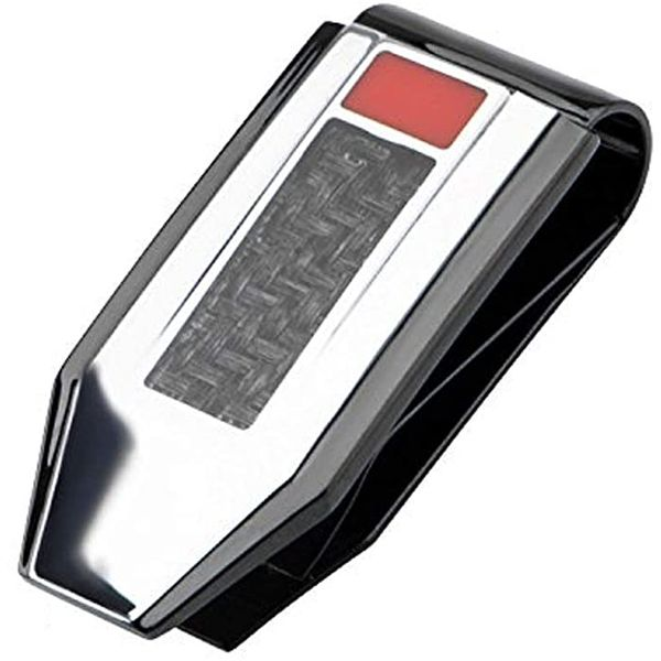 "Carbon" Black and Red Money Clip Wesche Jewelers Melbourne, FL