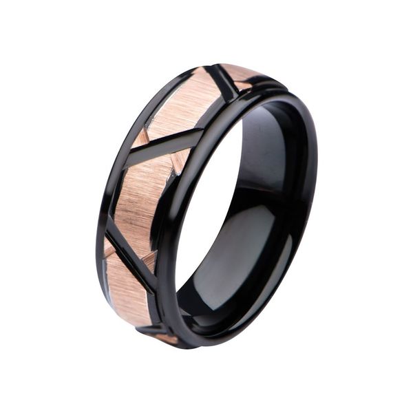 Black and Gold Ring by INOX Wesche Jewelers Melbourne, FL