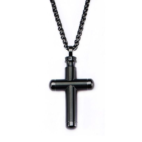 Gunmetal Bullet Cross by INOX Wesche Jewelers Melbourne, FL