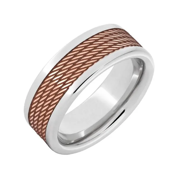 Serenium with Copper Inlay Band Wesche Jewelers Melbourne, FL