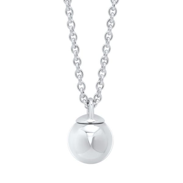 Silver Sphere Necklace Wesche Jewelers Melbourne, FL
