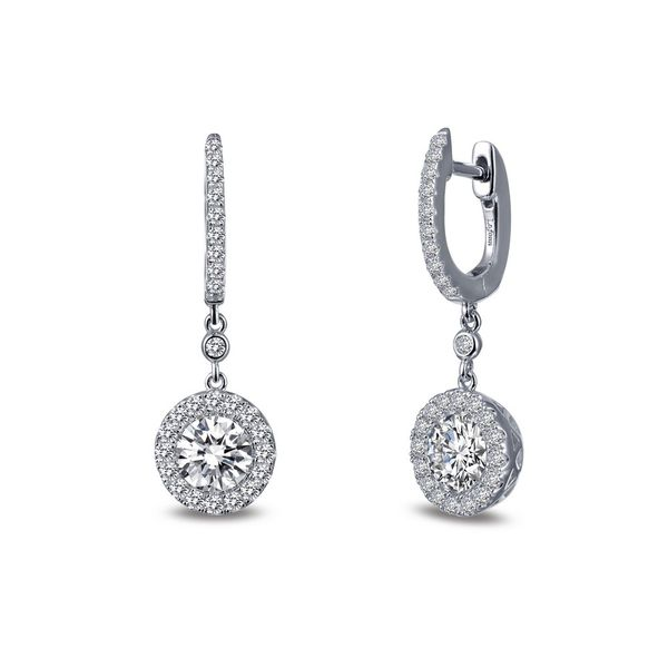 Halo drop earrings by Lafonn Wesche Jewelers Melbourne, FL
