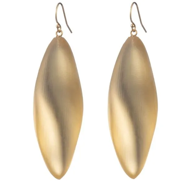 Golden Lucite Leaf Earrings by Alexis Bittar Wesche Jewelers Melbourne, FL