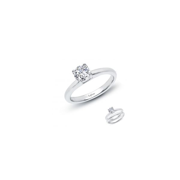 Simulated Diamond Solitaire Ring by Lafonn Wesche Jewelers Melbourne, FL
