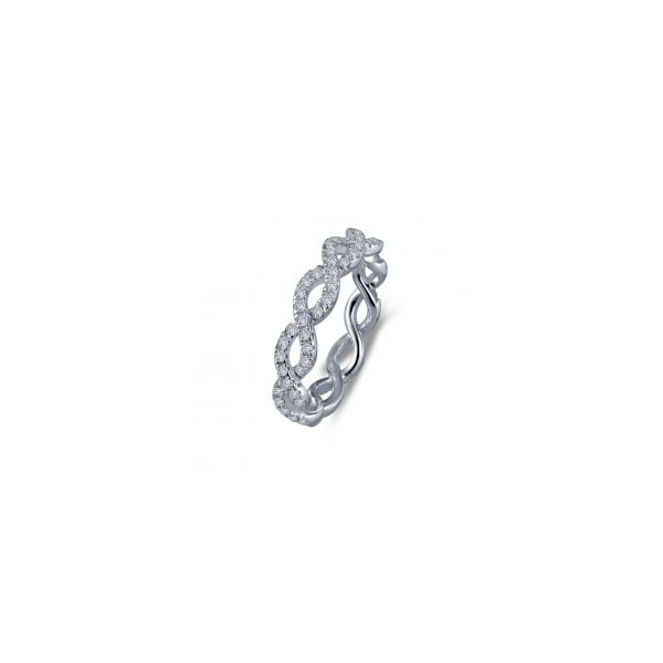 Simulated Diamond Cross Wave Ring Wesche Jewelers Melbourne, FL