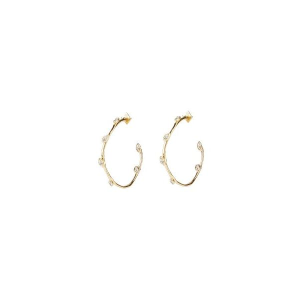 Crystal Accent Hoop Earrings by Alexis Bittar Wesche Jewelers Melbourne, FL