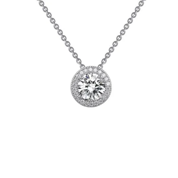 Simulated Diamond Halo Pendant by Lafonn Wesche Jewelers Melbourne, FL