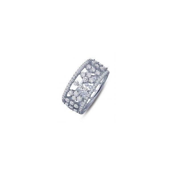 Simulated Diamond Open Deco Ring Wesche Jewelers Melbourne, FL