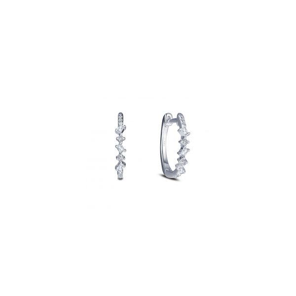 Baguette Hoop Earrings by Lafonn Wesche Jewelers Melbourne, FL