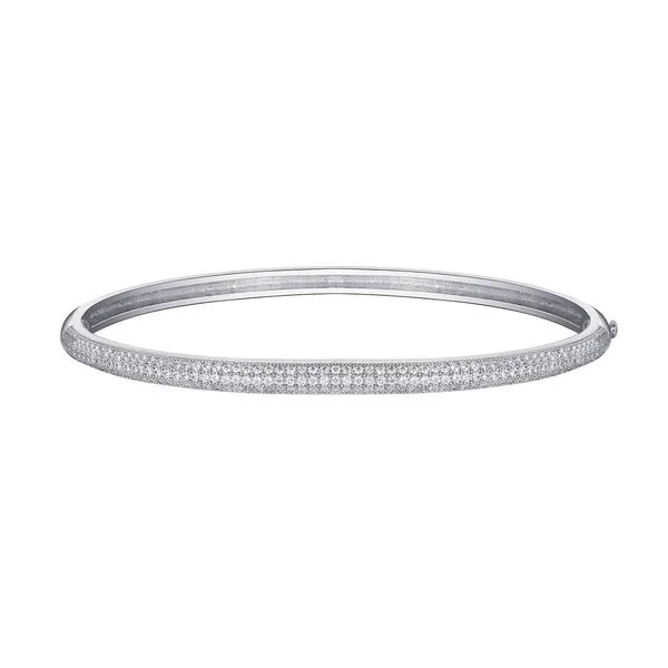 Simulated Diamond Pave Bangle Wesche Jewelers Melbourne, FL