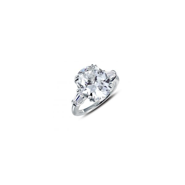 Simulated Diamond Oval Ring Wesche Jewelers Melbourne, FL