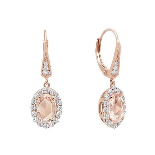 Simulated Morganite Earrings by Lafonn Wesche Jewelers Melbourne, FL