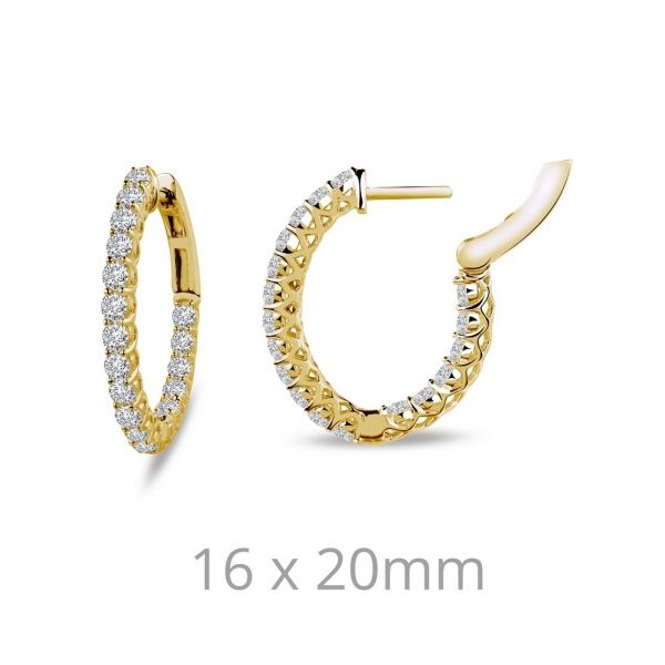 "Inside-Out" Hoop Earrings Wesche Jewelers Melbourne, FL