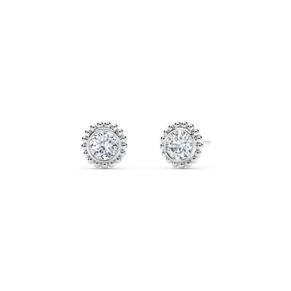 Diamond Bezel Studs  from the "Tribute Collection" by Forevermark Wesche Jewelers Melbourne, FL