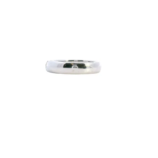 14K White Gold Flush Set Diamond Ring  0.32Ct TW J/K VS2 Image 2 West and Company Auburn, NY