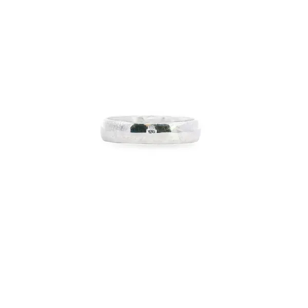 14K White Gold Flush Set Diamond Ring  0.32Ct TW J/K VS2 Image 3 West and Company Auburn, NY