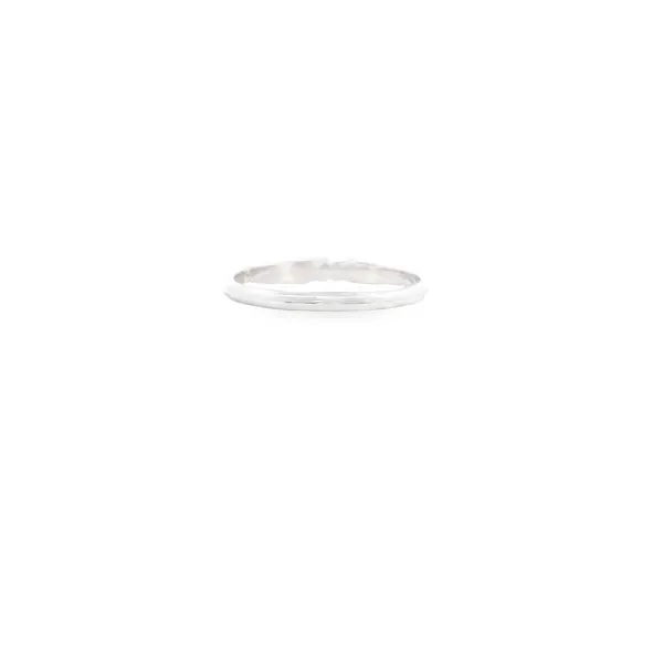 14K White Gold 1/2CT Round Brilliant Cut Solitaire Image 4 West and Company Auburn, NY