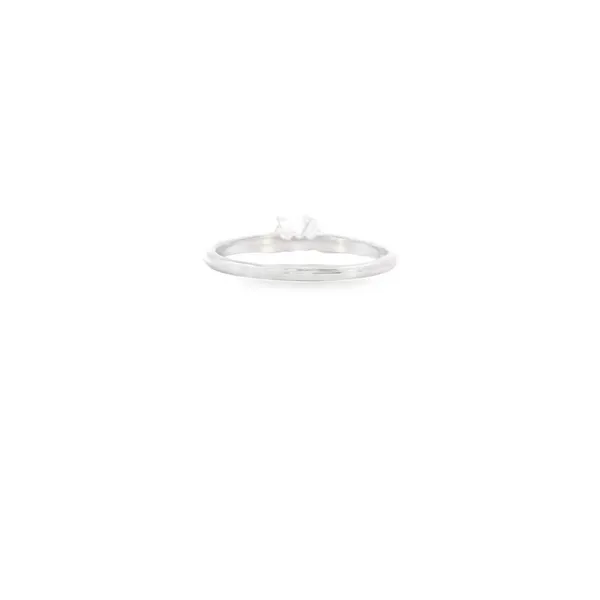 14K White Gold 3/4CT Round Brilliant Cut Solitaire Ring Image 3 West and Company Auburn, NY