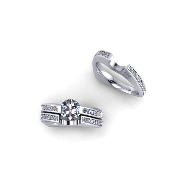 Lds Diamond Wedding Band ||| 14K WG  0.33Ct TDW G-H; SI ||| West and Co Signature Series #41482A West and Company Auburn, NY