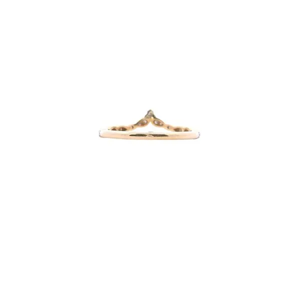 14K Yellow Gold Vintage Inspired Nesting Diamond Band .18CTW Image 3 West and Company Auburn, NY