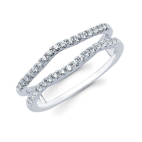 14K White Gold 25ctw Diamond Contour Insert West and Company Auburn, NY
