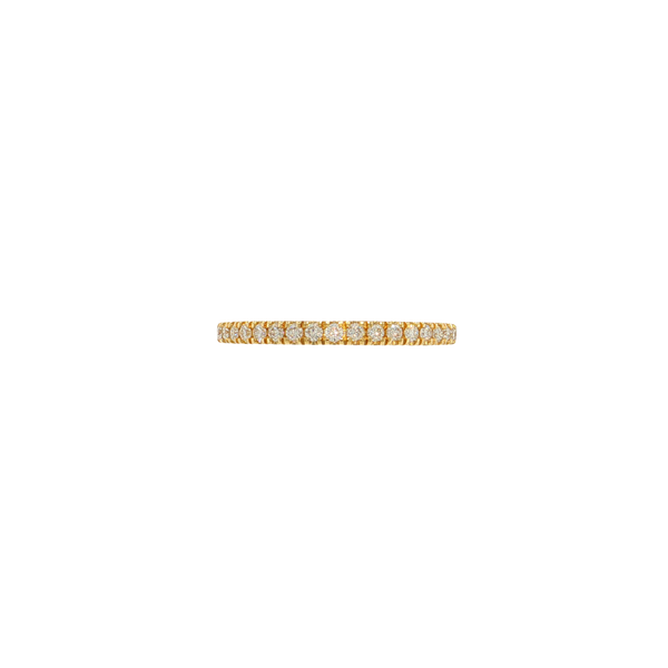14K Yellow Gold .25CTW Diamond Band West and Company Auburn, NY