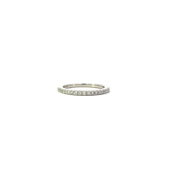 14K White Gold 1/4CTW Diamond Band West and Company Auburn, NY