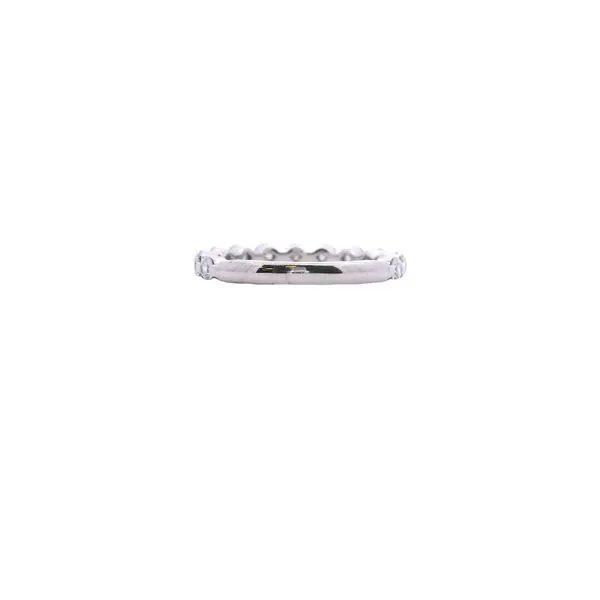 Platinum Single Shared Prong Diamond Band .78CTW G/SI Image 3 West and Company Auburn, NY