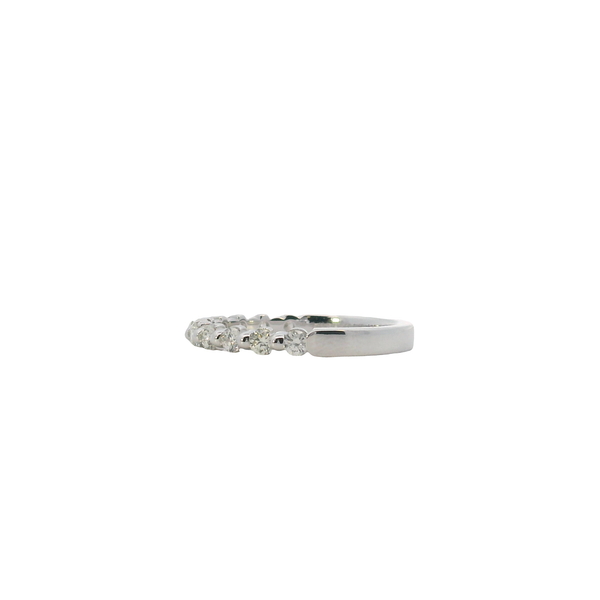 14K White Gold Secret Message Diamond Band .50CTW (1 4 3) Image 2 West and Company Auburn, NY