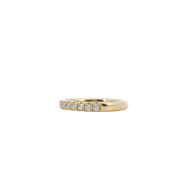 14K Yellow Gold .53CTW Diamond Band G/VS2 Image 2 West and Company Auburn, NY