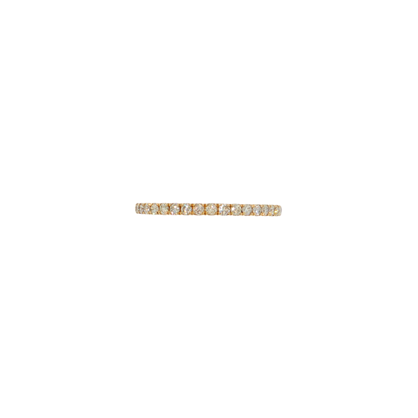 14K Yellow Gold .29CTW Diamond Band West and Company Auburn, NY