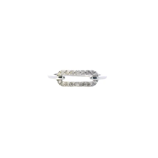 14K White Gold Diamond Ring West and Company Auburn, NY