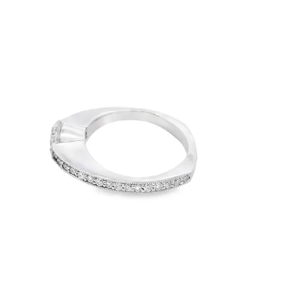 14K White Gold West and Co. Signature SEries Diamond Semi Mount ( 0.34Ct TDW  G-H,S1) |Center Stone Sold Separately Image 2 West and Company Auburn, NY